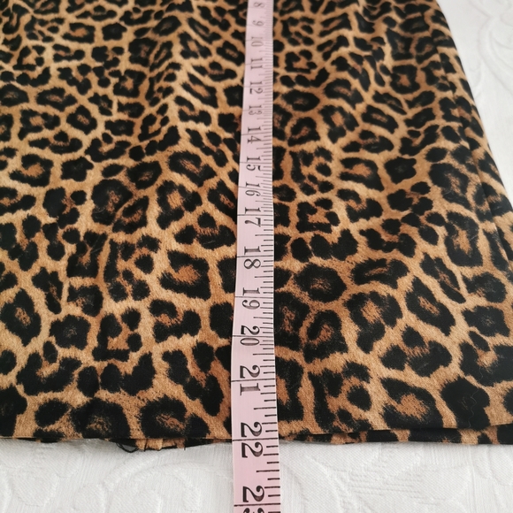 Michael Michael Kors Leopard Print Skirt Size 4P - Picture 11 of 11